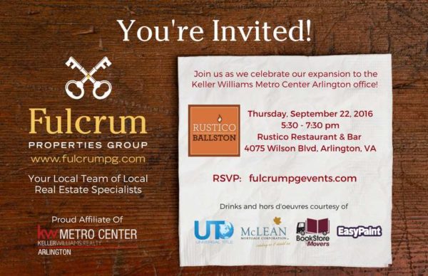 Fulcrum Properties Group event banner