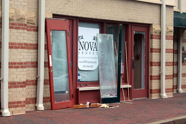 Break-in at Nova Armory (courtesy photo)