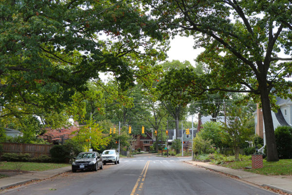 Road in Ashton Heights