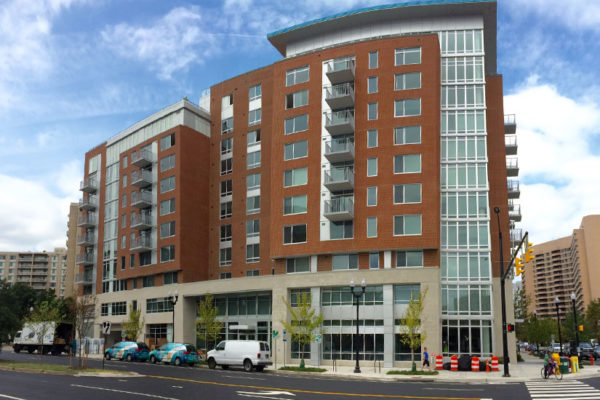 M.flats apartment building in Crystal City