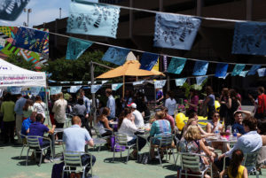 Oktoberfest Beer Garden, photo via Rosslyn BID