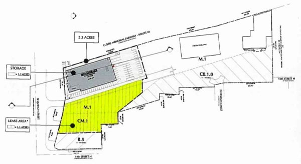 N. Quincy Street site for land swap