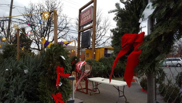 Christmas trees on the Food Star lot on Columbia Pike (photo courtesy Peter Golkin)