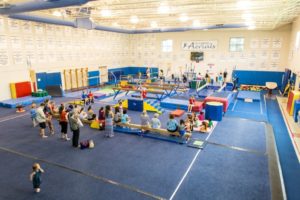 Gymnastics programs at Barcroft (photo via Arlington County)