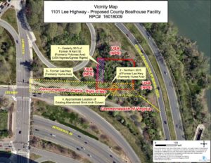 Map of land acquired for proposed boathouse