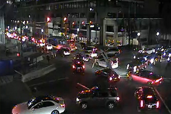 Traffic chaos in Rosslyn at Lee/Lynn