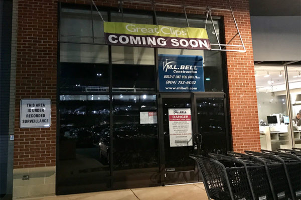 Future Great Clips location on Pentagon Row