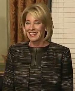 Betsy DeVos (Photo via Wikipedia)