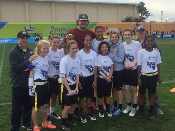 Arlington NFL Flag 14U Girls (photo via Arlington Parks and Rec)