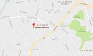 Map showing location of car break-ins