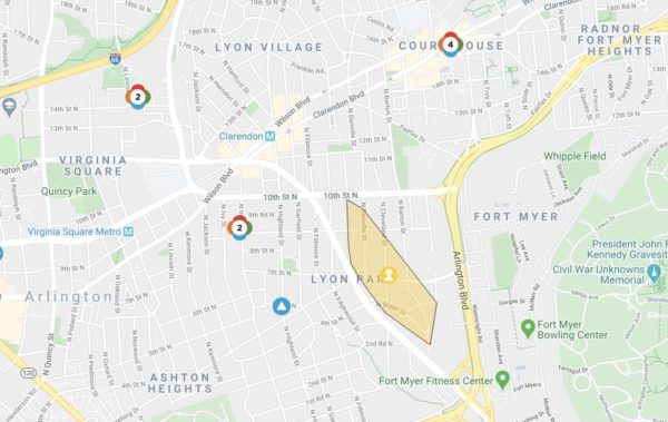 Remaining power outages after Wednesday's storms (via Dominion)