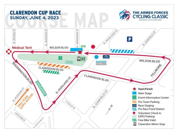 Clarendon Cup Map 2023