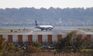 US Airways jetliner at Reagan National Airport