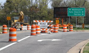 10th Street Bridge over Route 50, closed for demolition