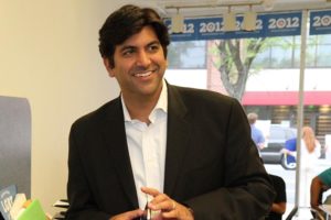 Aneesh Chopra in the Obama campaign headquarters on Columbia Pike