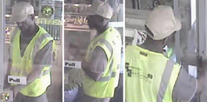 Surveillance photos of homicide suspect at Capital Jewelers