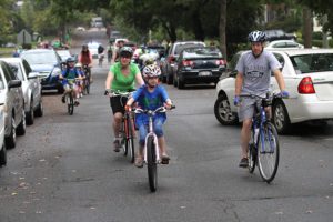 Walk and Bike to School Day 2012 at Oakridge Elementary School in October 2012