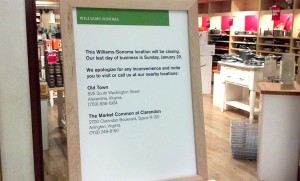 Williams Sonoma store in Pentagon City mall