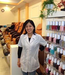 Yorktown Nails owner Li Vo (photo courtesy Sarah Moore)