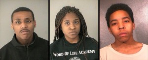 Suspects arrested for alleged apartment garage burglary