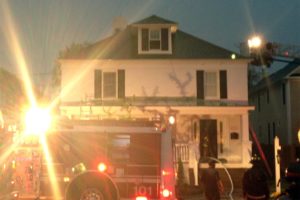 House struck by lightning in Barcroft (photo courtesy Chris M.)