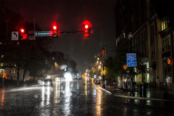 Columbia Pike in the rain by @ddimick