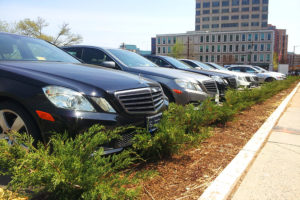 Parking lot at 3901 N. Fairfax Drive