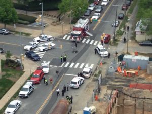 Suspicious package in Crystal City 5/2/13 (photo courtesy Patrick McNeil)