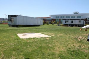 New trailer classrooms at Washington-Lee High School