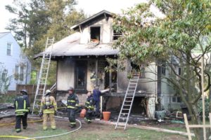 House fire in Lyon Park