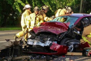 Accident on Route 50 at Fillmore Street 5/26/13 (photo courtesy @CAPT258)