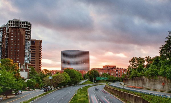 Sunrise on Route 50 (photo by J.D. Moore)