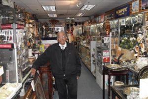 Vinod Goel in his store