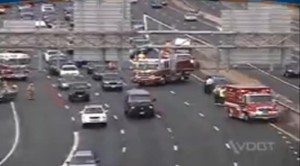 Multi-vehicle crash on NB I-395 Multi-vehicle crash on NB I-395