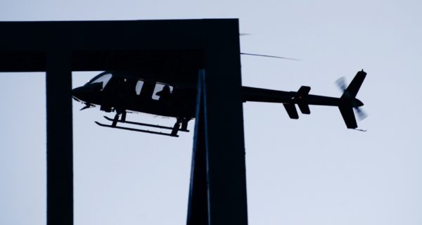 Black helicopter near Rosslyn (Flickr pool photo by John Sonderman)