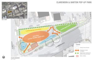 Planned "pocket park" in Courthouse