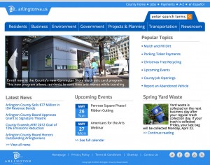New Arlington website